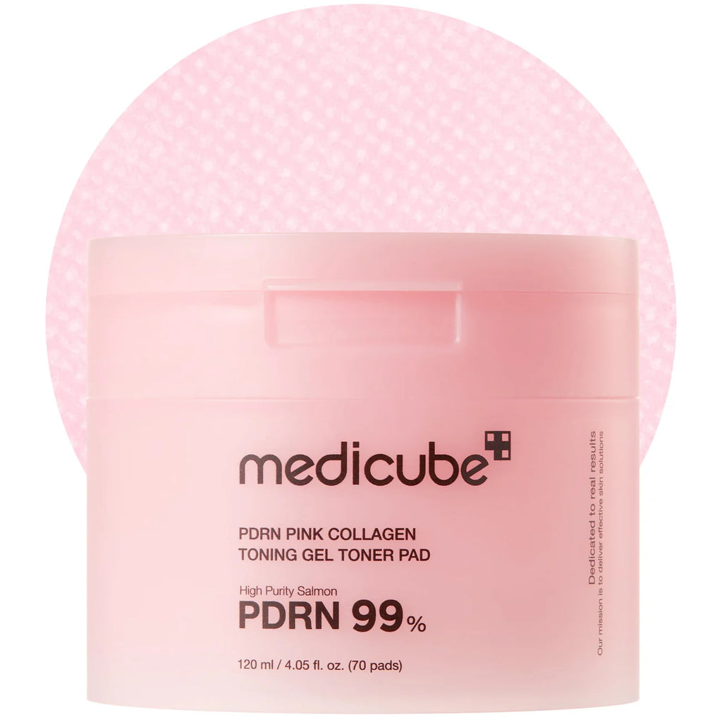 MEDICUBE - PDRN Pink Collagen Toning Gel Toner Pads - 70pads